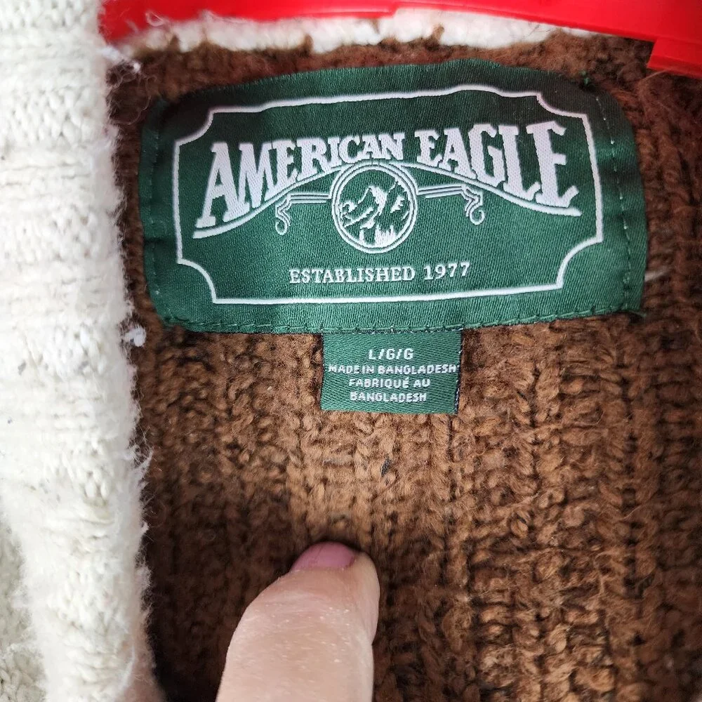 Vintage American Eagle Outfitters Hooded Sweater Size Large